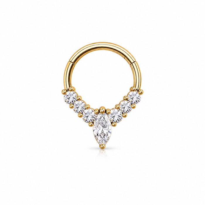 Royal Sparkle Clicker Ring