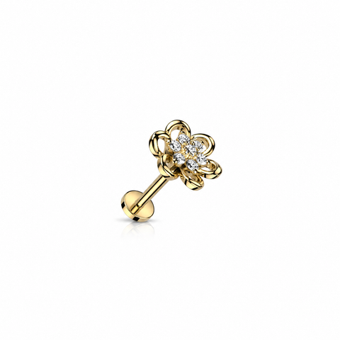 Crystal Blossom Labret