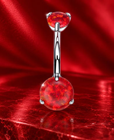 Roter Opal