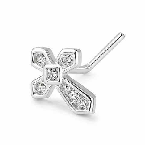 Crystal Cross – Silber