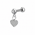 Heart Drop Piercing – Sparkle Love ✨
