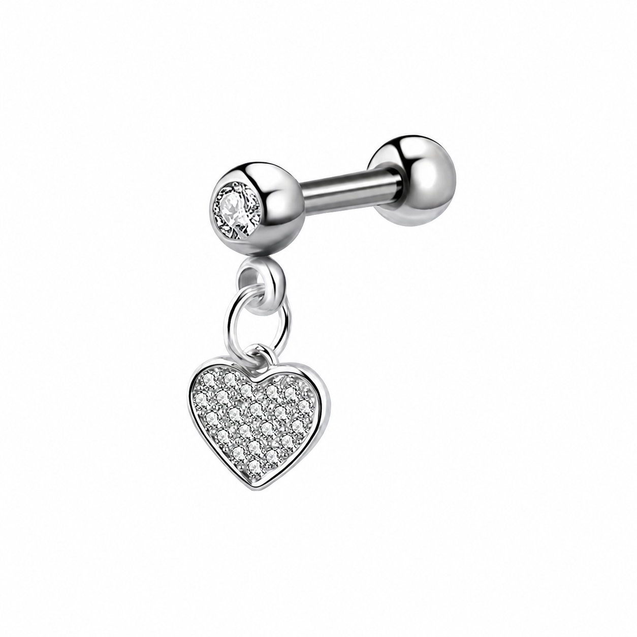 Heart Drop Piercing – Sparkle Love ✨