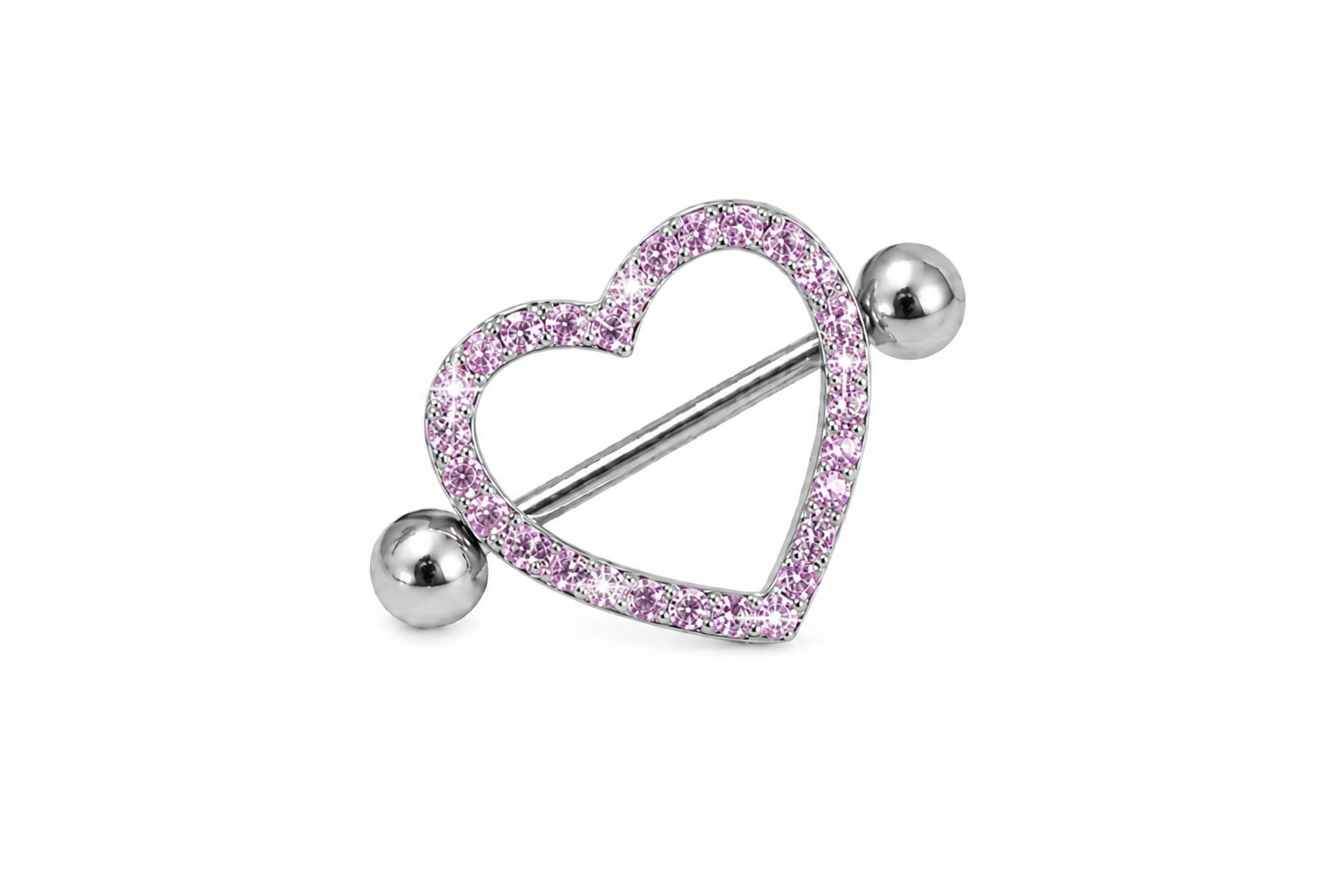 Heart Nipple Piercing - Sparkling Love It