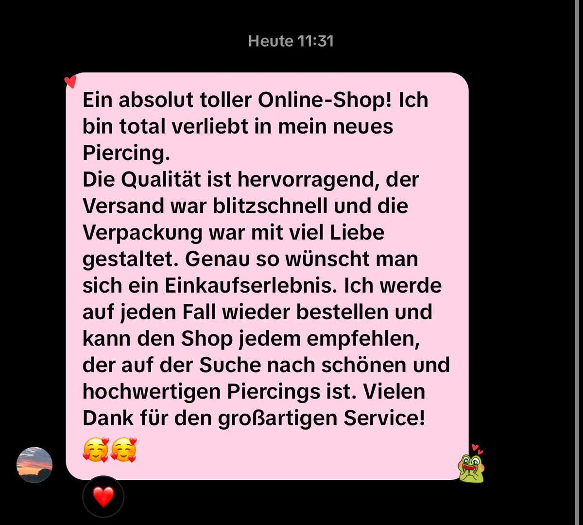 Kundenmeinung zu JD Piercing